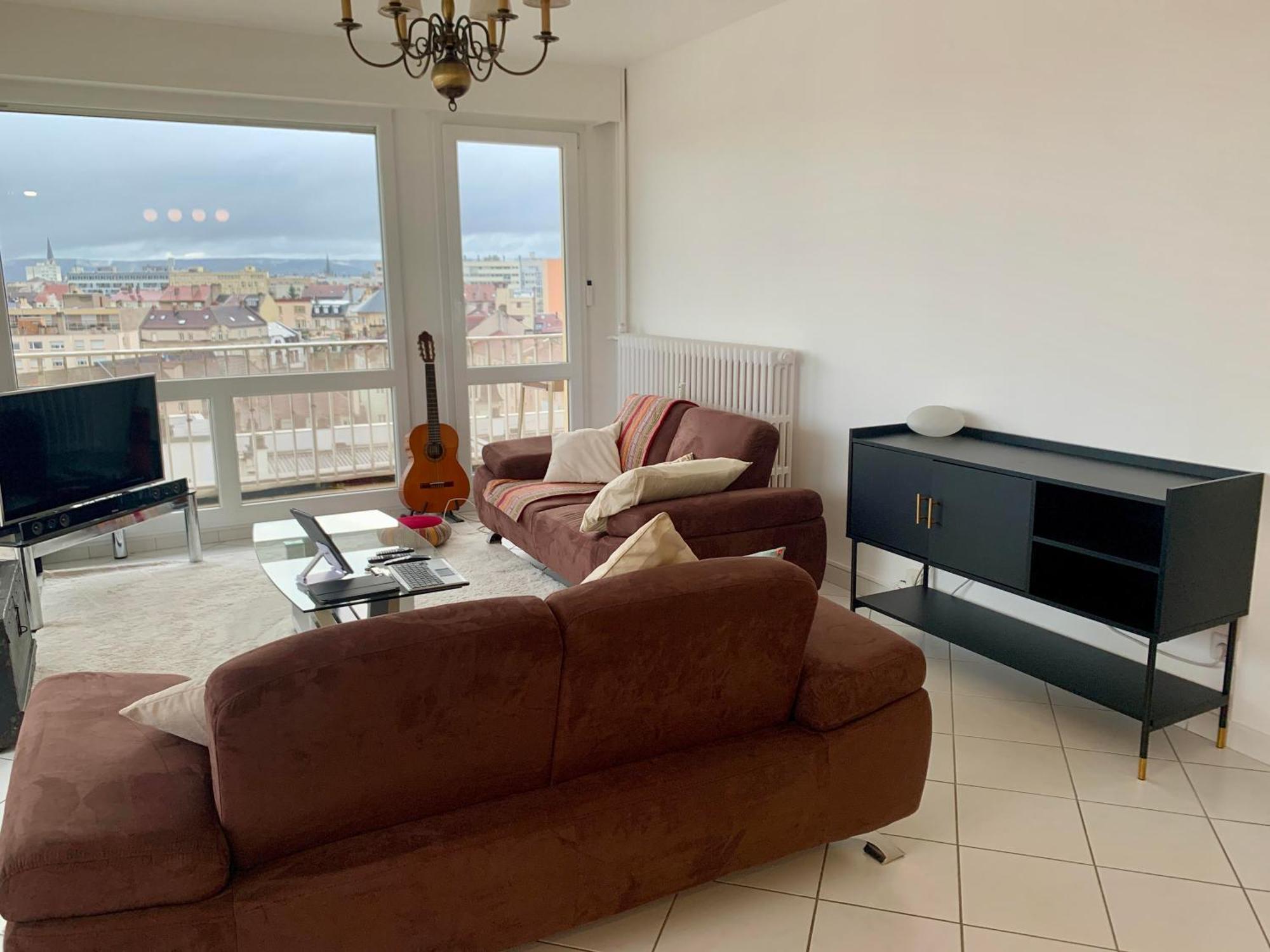 Vue Magnifique, 7 Mn Gare, Muse, Centre, Parking Apartment Metz